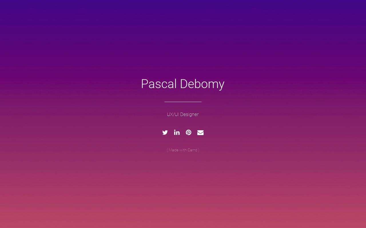 Carrd profile picture for @pascal